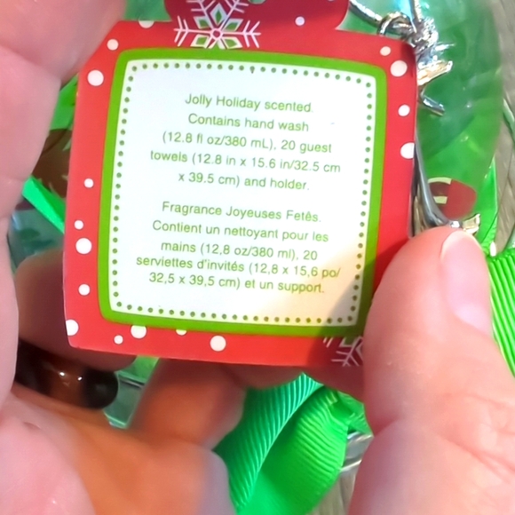 Pier 1 Imports Jolly Holiday Hand Wash Set - Picture 4 of 6